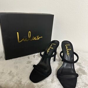Lulu's Theyaa Heels | Black